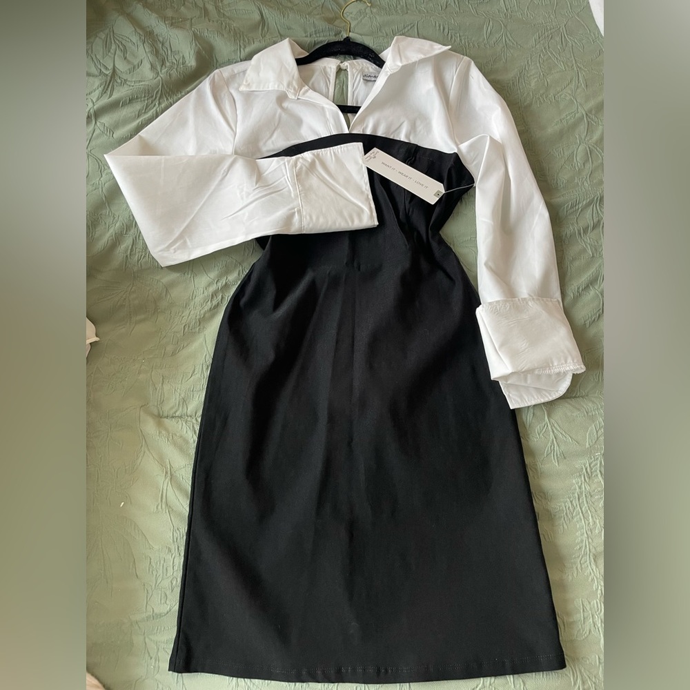 Poplin dress
